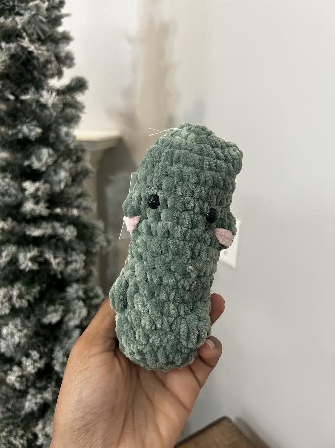 crochet pickle buddy