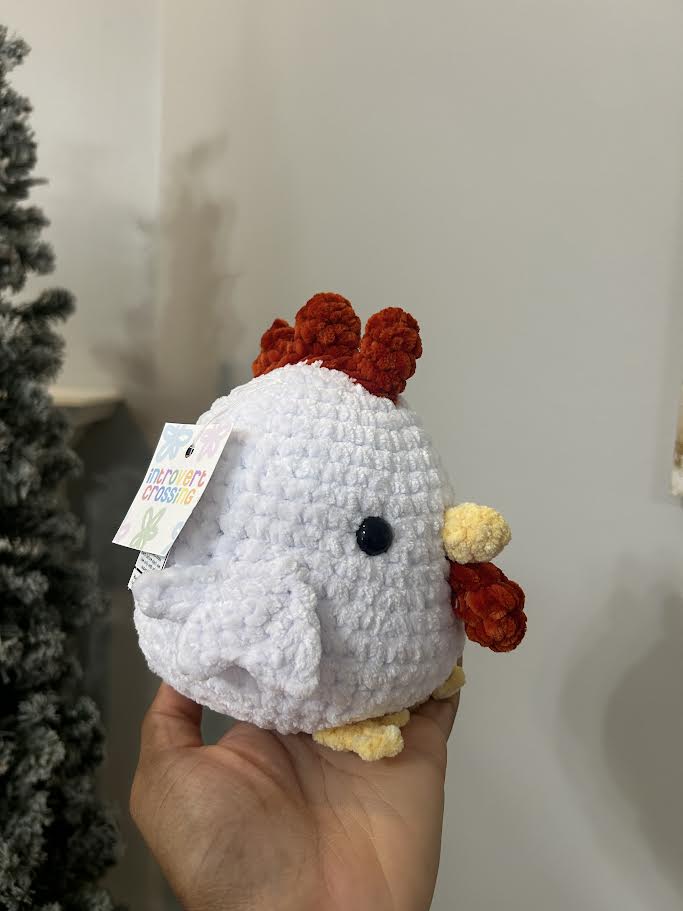 chicken plushie