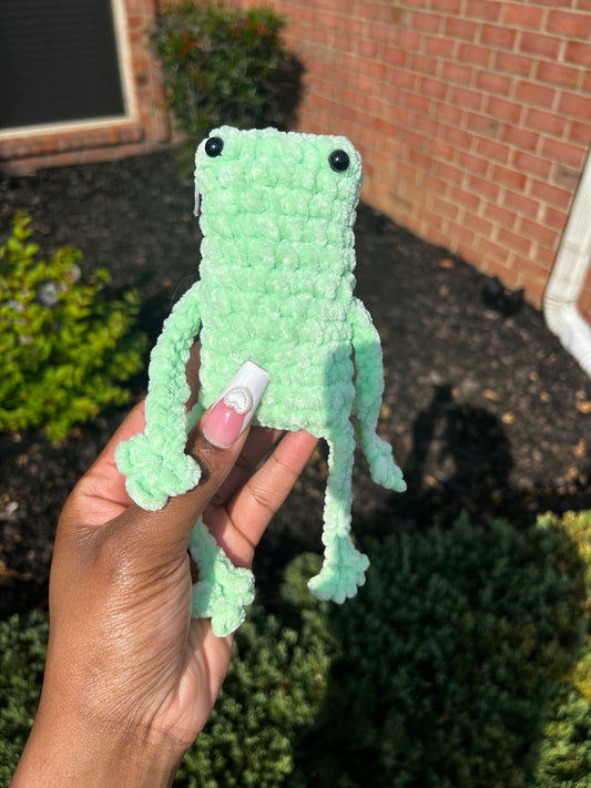 crochet leggy froggy