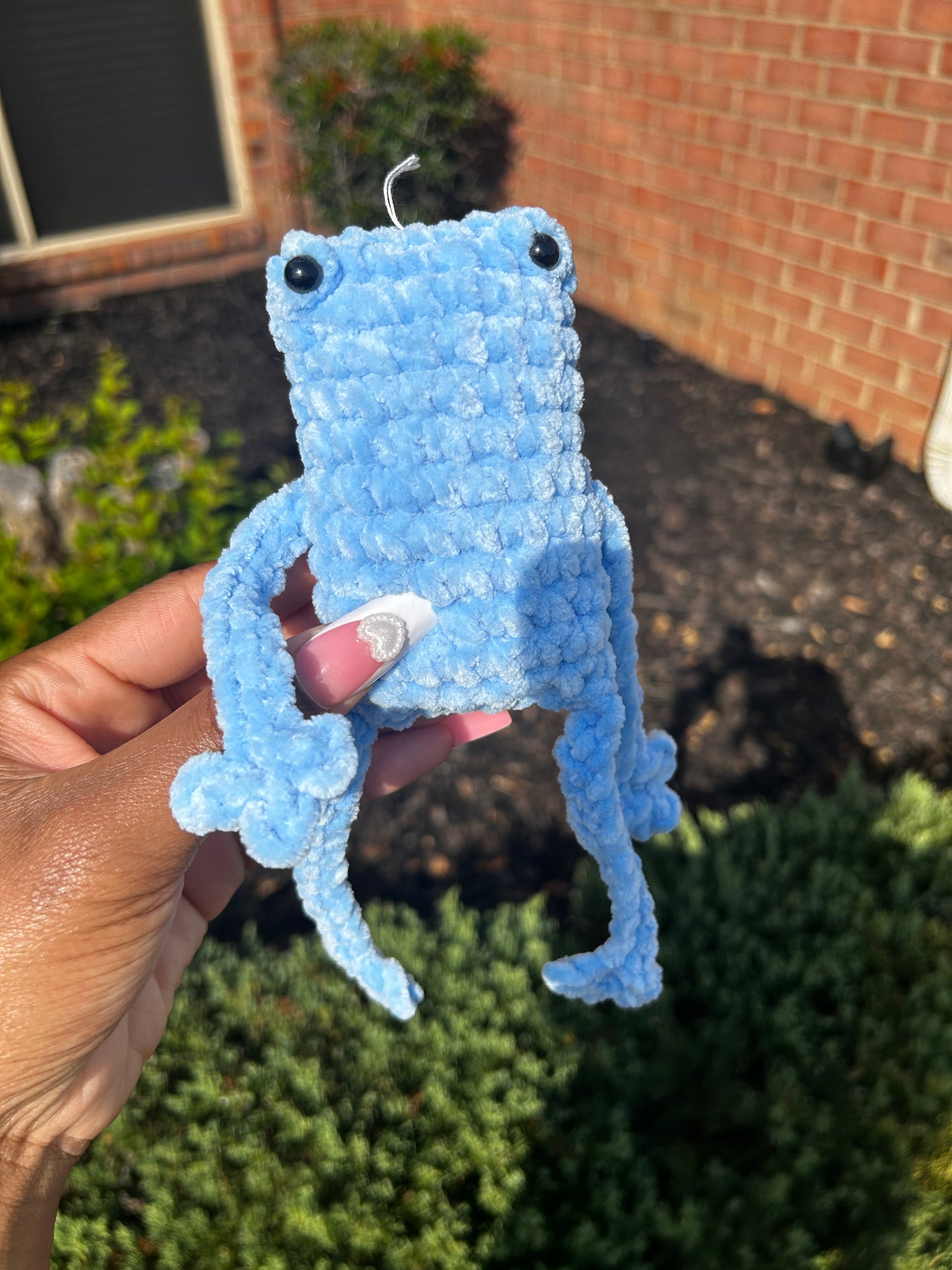 crochet leggy froggy