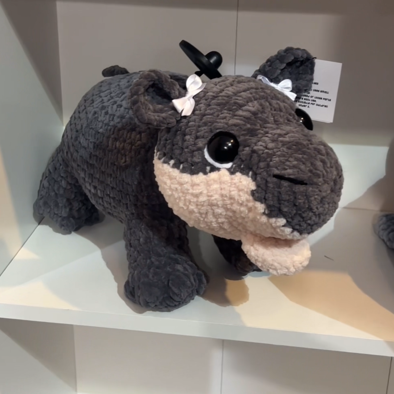 baby hippo plushie