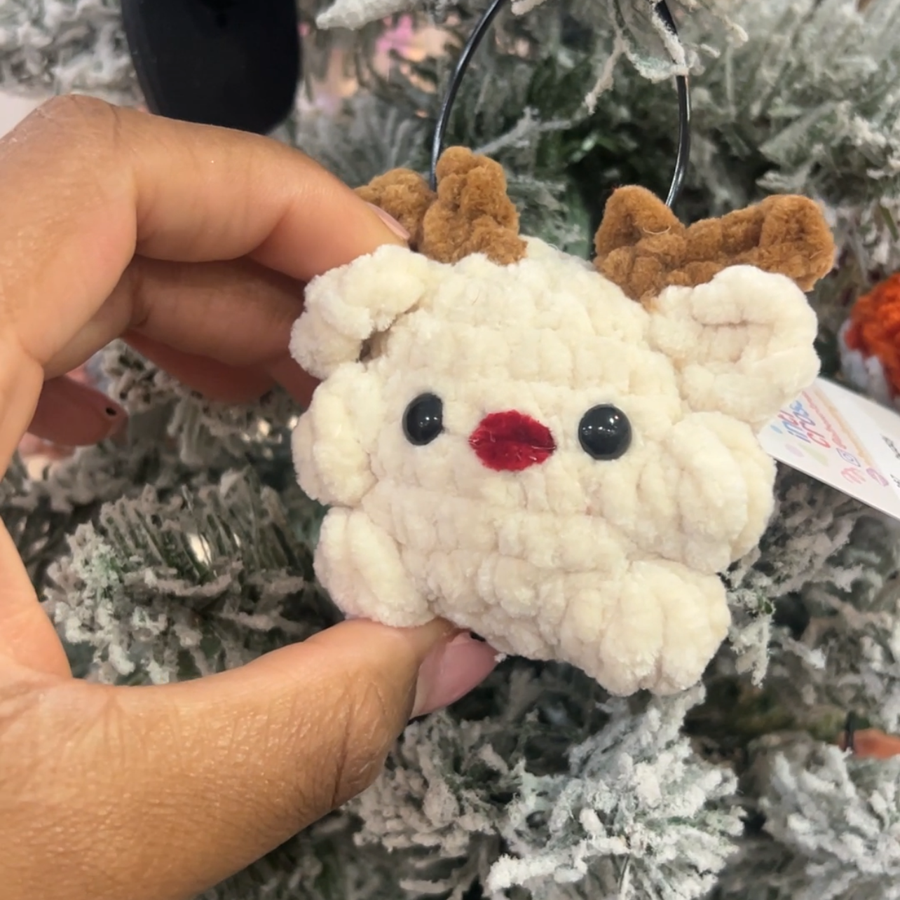 small reindeer plushie