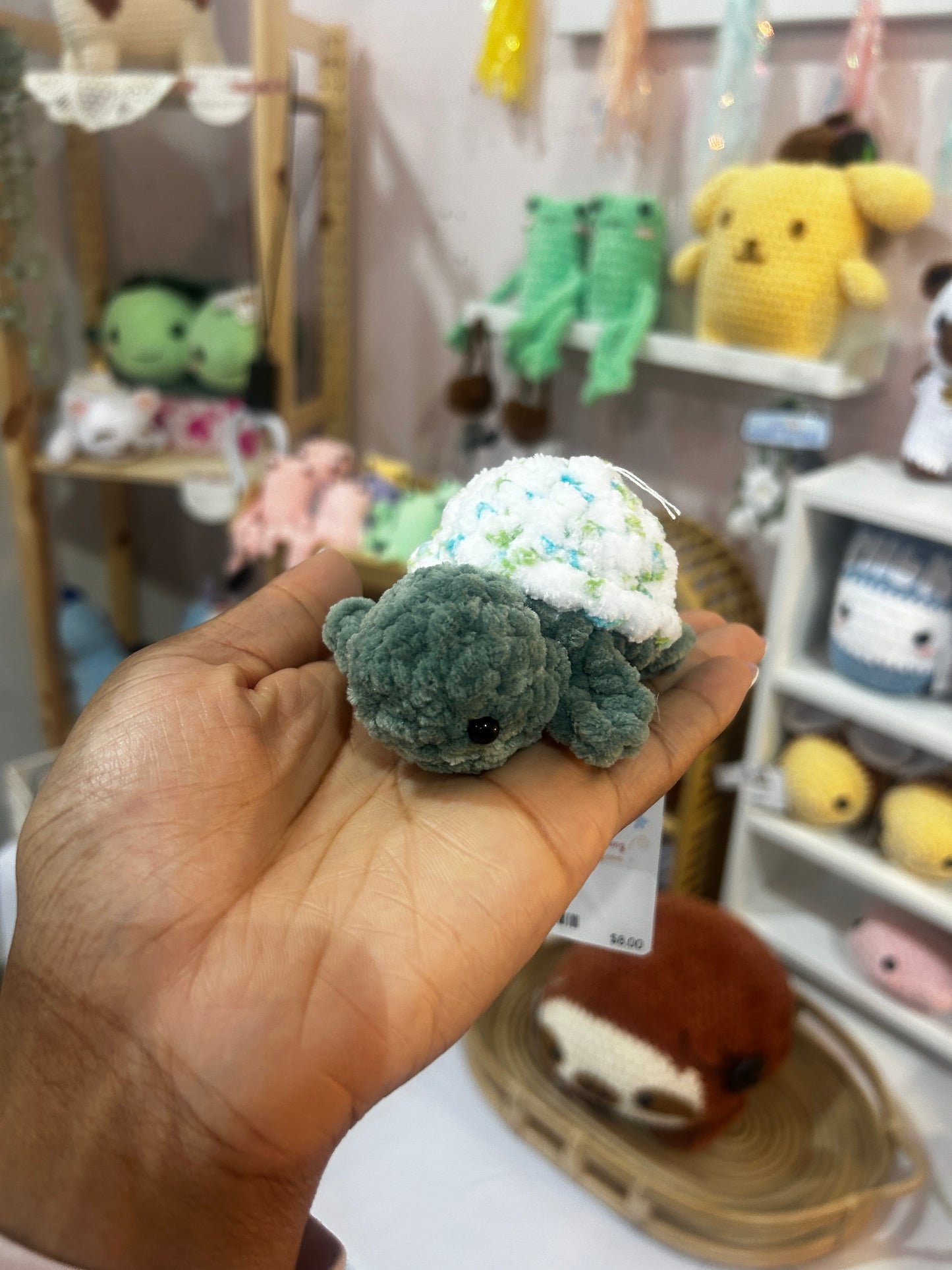 mini turtle plushie