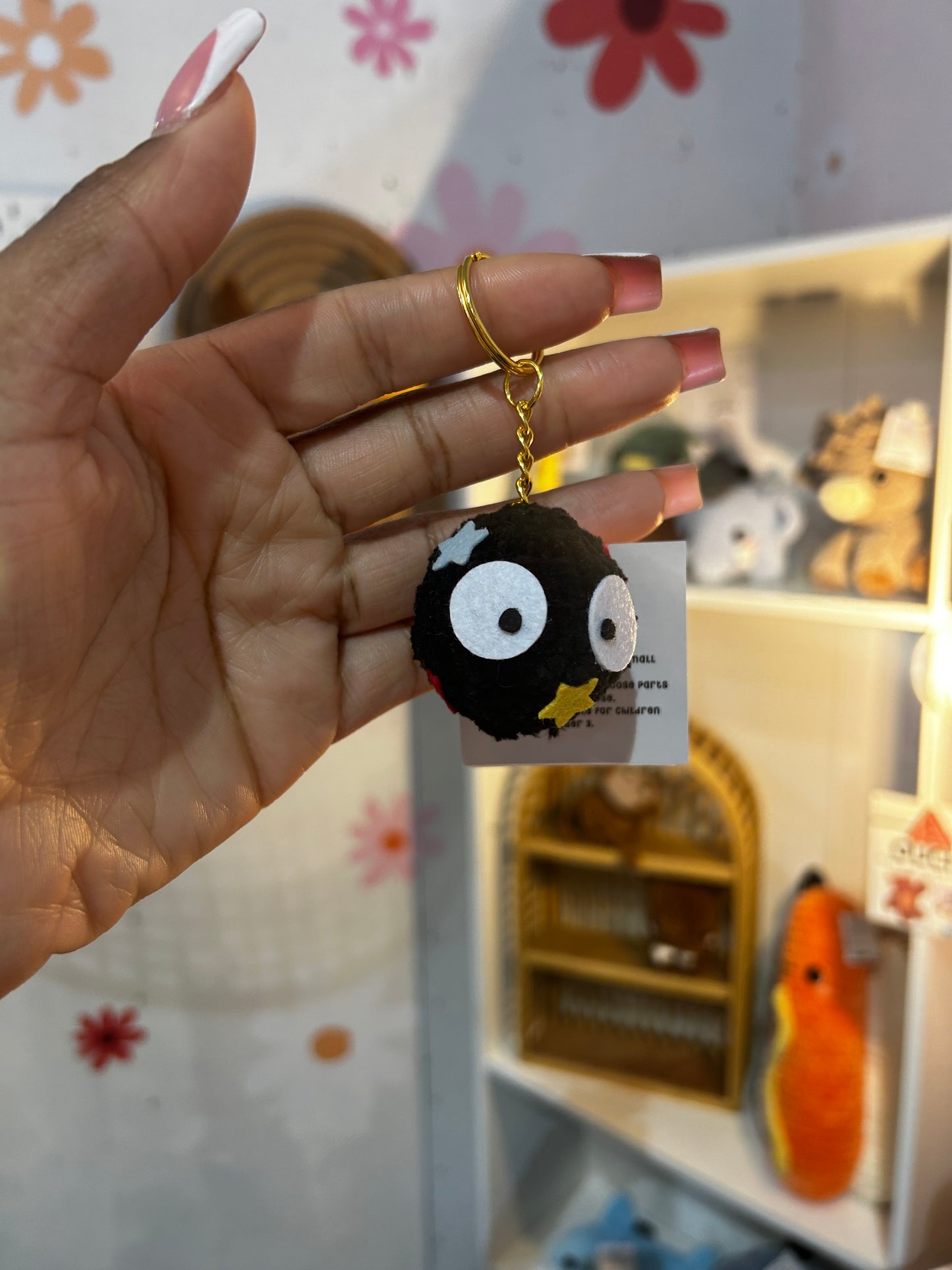 soot plush keychain