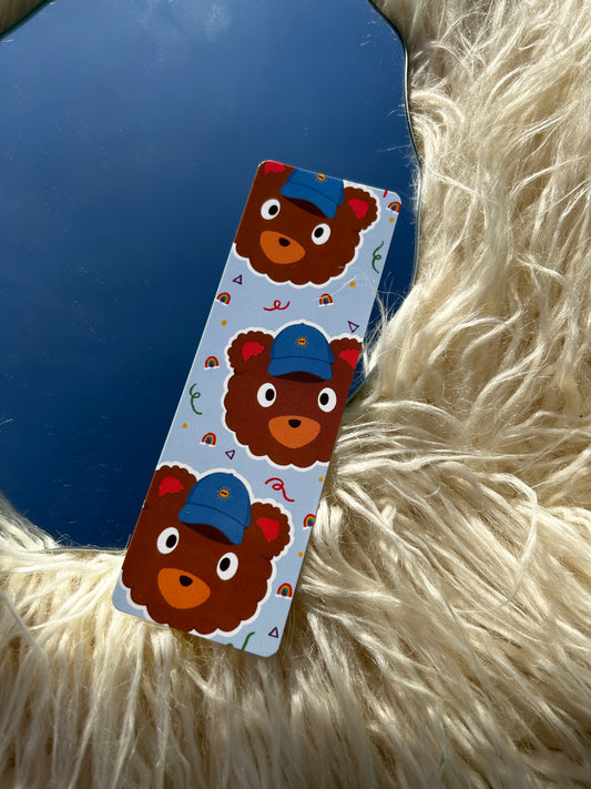 lee bear face bookmark